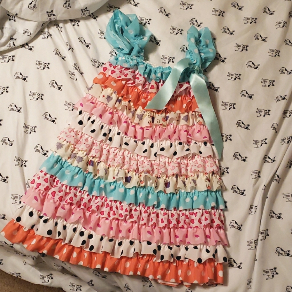 5T Boutique Ruffle Dress
